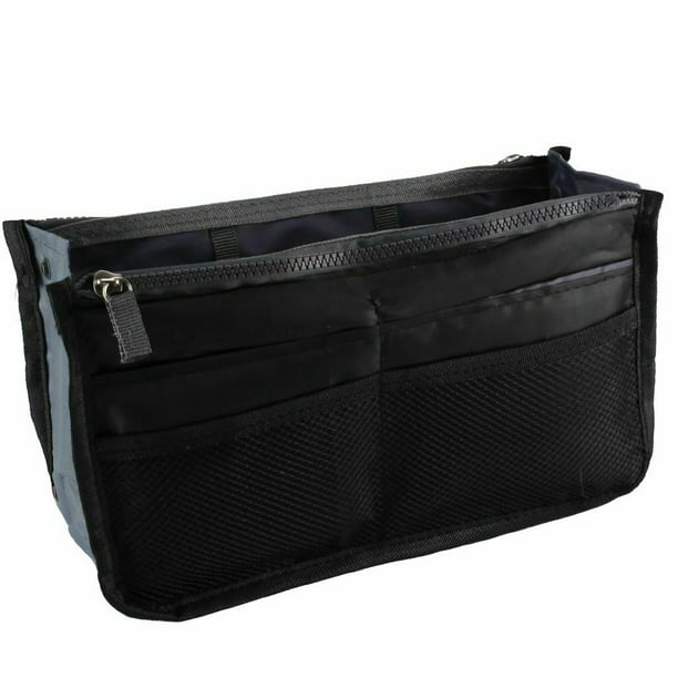 US HOT BlackTravel Insert Handbag Organiser Purse Large Liner Organizer Tidy Bag